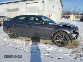 2017 Chrysler 300 S with VIN 2C3CCABG1HH526525, listed as a Copart auction lot 83605654 with 185,108 mi miles and Salvage Title. Bid and sale history available at DreamBid. Image 4.