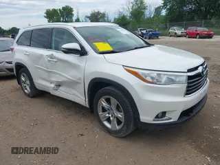 2015 Toyota Highlander Limited z VIN 5TDDKRFH2FS073390, wystawiony jako IAAI lot #42546341 z przebiegiem 116 343 mil mil oraz . Historia ofert i sprzedaży dostępna na DreamBid. Obrazek 1.