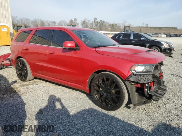 2018 Dodge Durango R/T with VIN 1C4SDHCT2JC327906, listed as a Copart auction lot 48379505 with 61,126 mi miles and Salvage title. Bid and sale history available at DreamBid. Image 4.