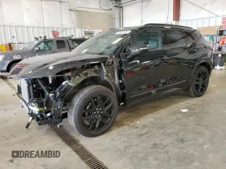 2025 Chevrolet Blazer RS with VIN 3GNKBKRS8SS120909, listed as a Copart auction lot 49952595 with 5,381 mi miles and Salvage title. Bid and sale history available at DreamBid. Image 1.