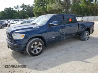 2021 Ram 1500 Big Horn z VIN 1C6SRFMT0MN725619, wystawiony jako Copart lot #54238395 z przebiegiem 32 486 mil mil oraz Nie do naprawy • Non repairable. Historia ofert i sprzedaży dostępna na DreamBid. Obrazek 1.