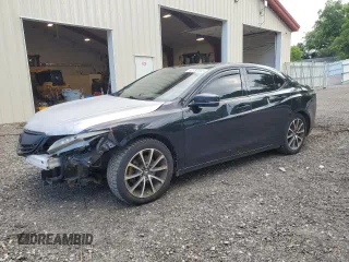 2015 Acura TLX Advance with VIN 19UUB3F76FA001126, listed as a Copart auction lot 62757465 with 131,368 mi miles and Clean title. Bid and sale history available at DreamBid. Image 1.