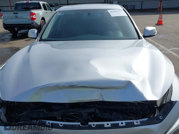 2014 Infiniti Q50 Premium with VIN JN1BV7AP2EM679481, listed as a IAAI auction lot 41836371 with 133,393 mi miles. Bid and sale history available at carsss.com. Image 16.