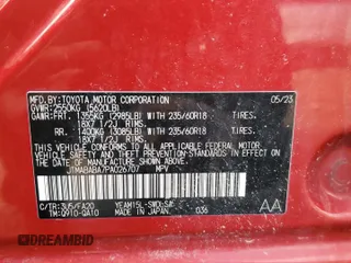 2023 Subaru Solterra Limited с VIN JTMABABA7PA026707, выставлен на аукционе Copart как лот 46875275 с пробегом 54 558 миль миль и Списание • Salvage title. История ставок и продаж доступна на DreamBid. Изображение 12.