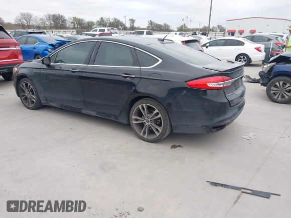 2017 Ford Fusion Titanium with VIN 3FA6P0K9XHR187444, listed as a IAAI auction lot 41753374 with 88,029 mi miles. Bid and sale history available at carsss.com. Image 3.