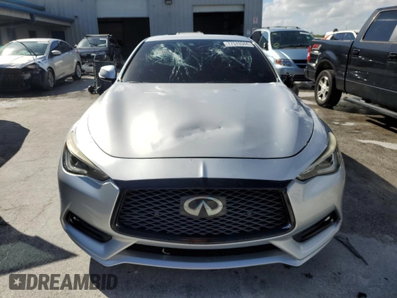 2018 Infiniti Q60 Sport with VIN JN1EV7EK8JM343260, listed as a Copart auction lot 77570344 with 74,508 mi miles and Non Repairable. Bid and sale history available at DreamBid. Image 5.