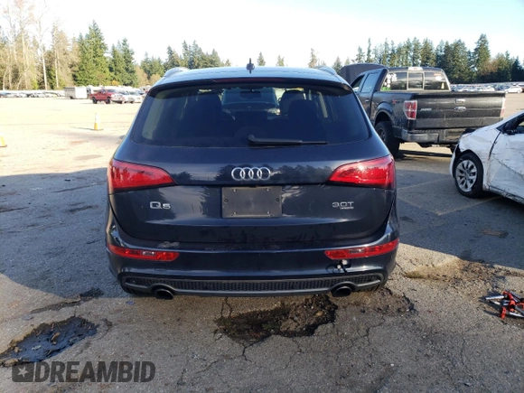 2014 Audi Q5 Prestige with VIN WA1WGAFP7EA009628, listed as a Copart auction lot 79746924 with 116,403 mi miles and Salvage title. Bid and sale history available at DreamBid. Image 6.