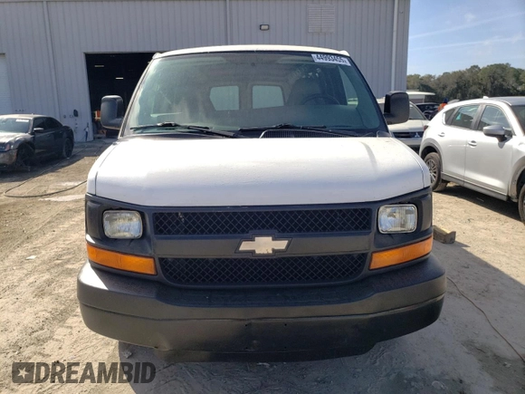 2008 Chevrolet Express Cargo Van with VIN 1GCGG25C581108063, listed as a Copart auction lot 44993455 with 463,245 mi miles and Clean Title. Bid and sale history available at carsss.com. Image 5.