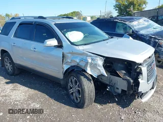 2016 GMC Acadia SLT with VIN 1GKKVRKD8GJ124573, listed as a IAAI auction lot 40497373 with 213,347 mi miles. Bid and sale history available at carsss.com. Image 1.