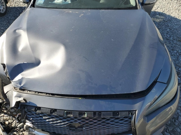 2014 Infiniti Q50 Hybrid Premium with VIN JN1AV7ARXEM700705, listed as a Copart auction lot 49488575 with 0 mi miles and Clean Title. Bid and sale history available at carsss.com. Image 11.