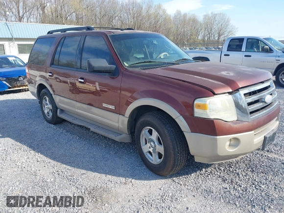 2007 Ford Expedition Eddie Bauer с VIN 1FMFU17527LA44365, выставлен на аукционе IAAI как лот 41886317 с пробегом 236 422 миль миль и . История ставок и продаж доступна на DreamBid. Изображение 1.