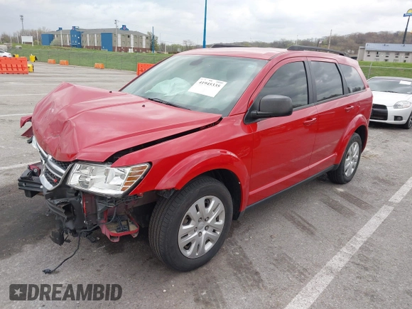 2020 Dodge Journey SE Value with VIN 3C4PDCAB4LT274345, listed as a IAAI auction lot 41945335 with 52,686 mi miles and . Bid and sale history available at carsss.com. Image 17.