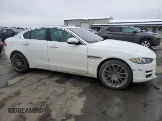 2019 Jaguar XE 25t Premium with VIN SAJAJ4FX0KCP50143, listed as a Copart auction lot 46303155 with 111,621 mi miles and Salvage Title. Bid and sale history available at DreamBid. Image 4.