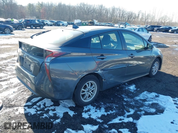 2016 Toyota Prius Two with VIN JTDKBRFU9G3023416, listed as a IAAI auction lot 41174408 with 196,299 mi miles and . Bid and sale history available at DreamBid. Image 4.