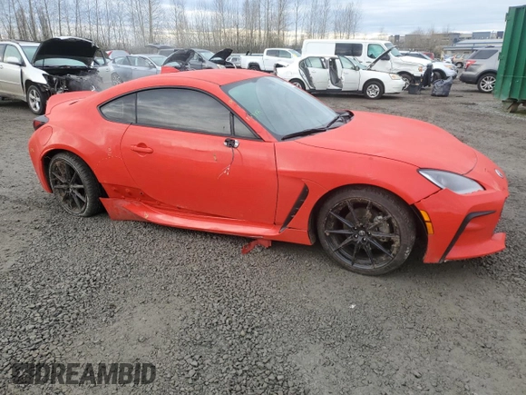 2024 Toyota GR86 Premium with VIN JF1ZNBE16R8756488, listed as a Copart auction lot 82398774 with 6,717 mi miles and Salvage Title. Bid and sale history available at carsss.com. Image 4.