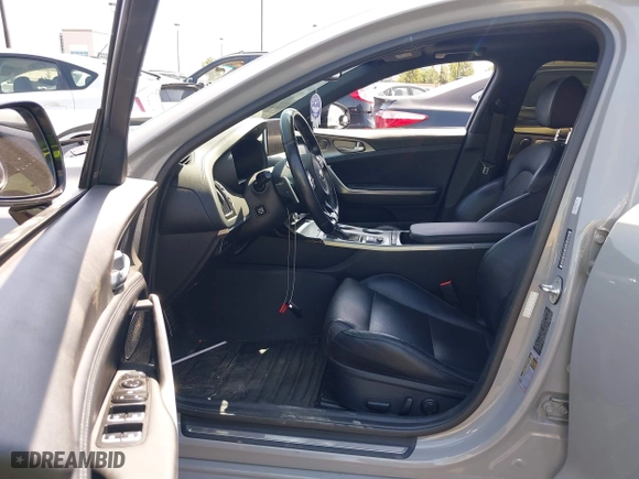 2018 Kia Stinger GT1 with VIN KNAE45LC7J6034168, listed as a IAAI auction lot 41979658 with 111,854 mi miles. Bid and sale history available at carsss.com. Image 5.