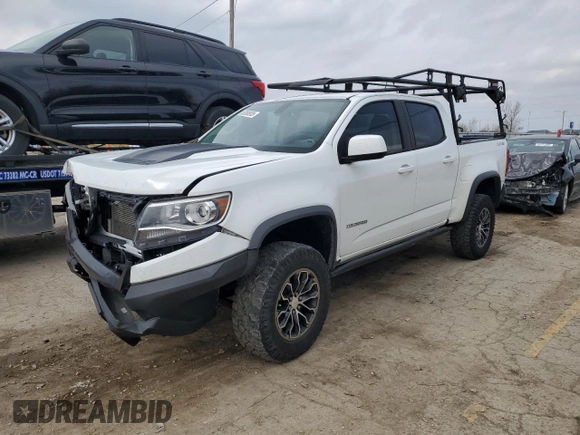2017 Chevrolet Colorado 4WD ZR2 z VIN 1GCGTEENXH1330791, wystawiony jako Copart lot #52808935 z przebiegiem 103 128 mil mil oraz Szkoda całkowita • Salvage title. Historia ofert i sprzedaży dostępna na DreamBid. Obrazek 1.