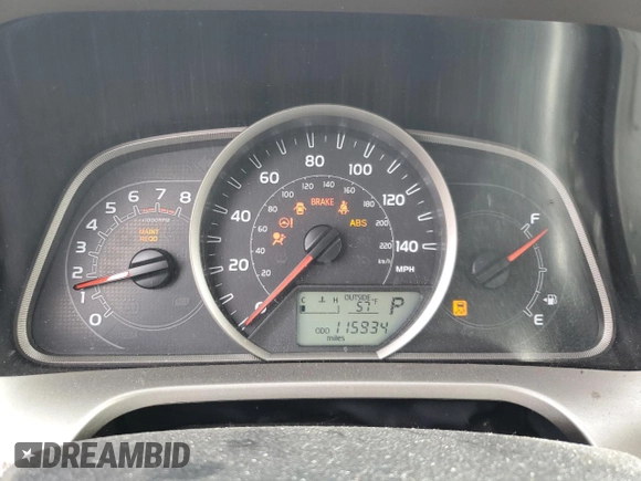 2013 Toyota RAV4 LE with VIN 2T3ZFREV8DW015233, listed as a Copart auction lot 49684555 with 115,934 mi miles and Salvage Title. Bid and sale history available at carsss.com. Image 9.