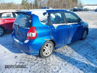 2007 Honda Fit Sport with VIN JHMGD37627S053777, listed as a IAAI auction lot 41458050 with 189,250 mi miles. Bid and sale history available at carsss.com. Image 4.