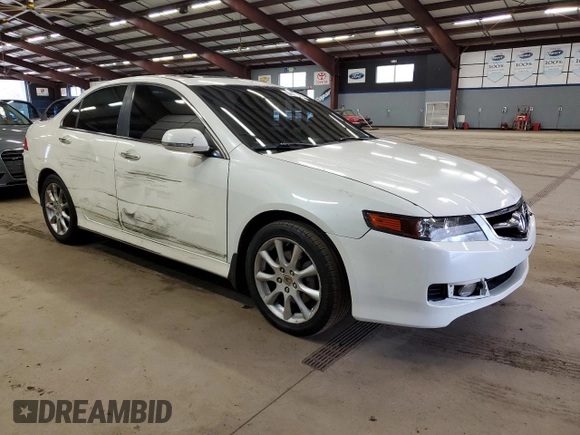 2007 Acura TSX Navi with VIN JH4CL96987C016503, listed as a Copart auction lot 50882395 with 255,171 mi miles and Salvage Title. Bid and sale history available at carsss.com. Image 4.