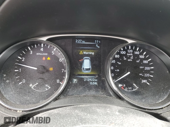 2016 Nissan Rogue SV with VIN 5N1AT2MV1GC854755, listed as a Copart auction lot 52202845 with 212,922 mi miles and Salvage Title. Bid and sale history available at carsss.com. Image 9.