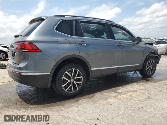 2021 Volkswagen Tiguan SE with VIN 3VV3B7AX5MM158656, listed as a Copart auction lot 61593815 with 68,774 mi miles and Salvage title. Bid and sale history available at DreamBid. Image 3.