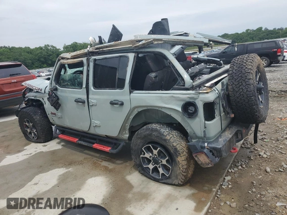 2023 Jeep Wrangler Rubicon с VIN 1C4HJXFG8PW601421, выставлен на аукционе Copart как лот 55970475 с пробегом 46 743 миль миль и Списание • Salvage title. История ставок и продаж доступна на DreamBid. Изображение 2.