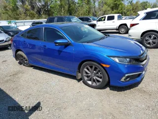 2021 Honda Civic Sedan EX with VIN 19XFC1F33ME010382, listed as a Copart auction lot 48657995 with 33,102 mi miles and Salvage Title. Bid and sale history available at carsss.com. Image 4.