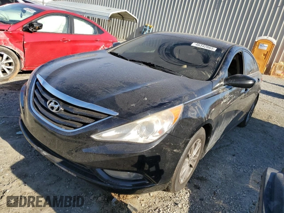 2013 Hyundai Sonata GLS with VIN 5NPEB4AC1DH790417, listed as a Copart auction lot 46342665 with 162,724 mi miles and Salvage Title. Bid and sale history available at DreamBid. Image 1.