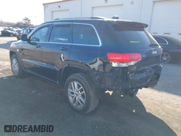 2017 Jeep Grand Cherokee Laredo with VIN 1C4RJFAG0HC674615, listed as a IAAI auction lot 41498307 with 91,899 mi miles. Bid and sale history available at carsss.com. Image 3.