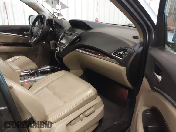 2016 Acura MDX w/Advance with VIN 5FRYD4H93GB035756, listed as a IAAI auction lot 41479717 with 81,303 mi miles. Bid and sale history available at carsss.com. Image 5.