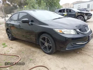 2015 Honda Civic Sedan LX with VIN 19XFB2E5XFE048514, listed as a IAAI auction lot 42067515 with 174,395 mi miles. Bid and sale history available at carsss.com. Image 1.