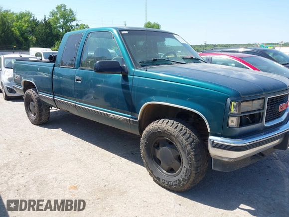 1996 GMC Sierra 1500 z VIN 1GTEK19R6TE514322, wystawiony jako IAAI lot #42253821 z przebiegiem 190 491 mil mil oraz . Historia ofert i sprzedaży dostępna na DreamBid. Obrazek 1.