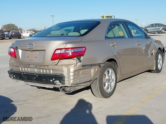 2007 Toyota Camry CE with VIN 4T4BE46K97R003798, listed as a IAAI auction lot 41688367 with 109,972 mi miles. Bid and sale history available at carsss.com. Image 4.