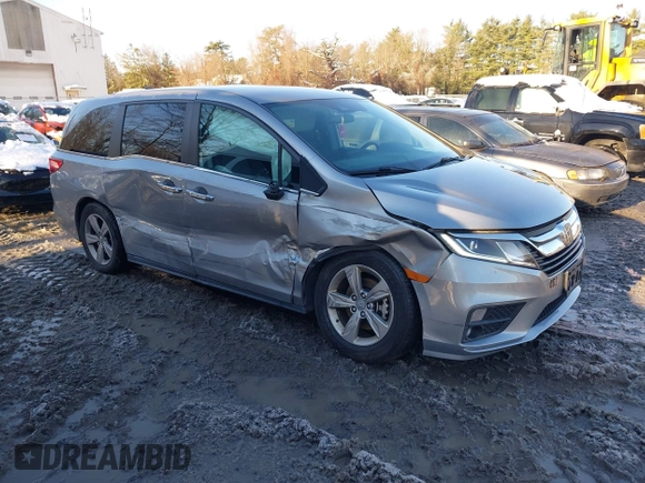 2019 Honda Odyssey EX with VIN 5FNRL6H50KB074265, listed as a IAAI auction lot 40964685 with 74,719 mi miles and . Bid and sale history available at DreamBid. Image 1.