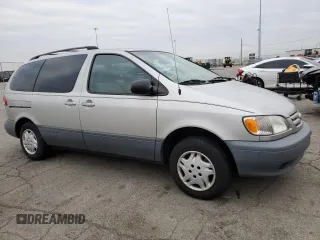 2002 Toyota Sienna LE with VIN 4T3ZF13C72U469151, listed as a Copart auction lot 82419074 with 140,040 mi miles and Salvage Title. Bid and sale history available at carsss.com. Image 4.