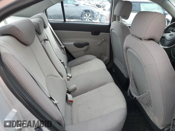 2009 Hyundai Accent Auto GLS с VIN KMHCN46CX9U296900, выставлен на аукционе Copart как лот 54849485 с пробегом 192 030 миль миль и Списание • Salvage title. История ставок и продаж доступна на DreamBid. Изображение 10.