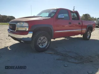 2001 GMC Sierra 1500HD SLE z VIN 1GTGC13U81F154156, wystawiony jako Copart lot #75496844 z przebiegiem 209 902 mil mil oraz Szkody całkowita. Historia ofert i sprzedaży dostępna na DreamBid. Obrazek 1.