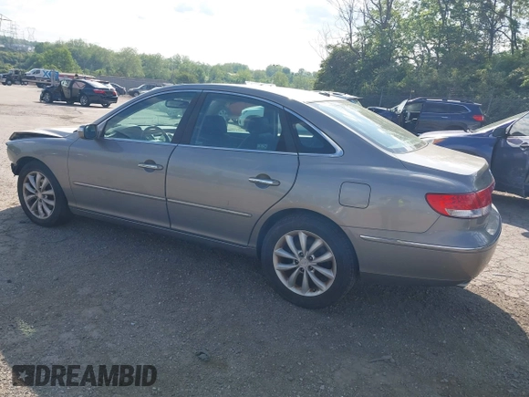 2008 Hyundai Azera Limited with VIN KMHFC46F68A333650, listed as a IAAI auction lot 42224987 with 105,229 mi miles and . Bid and sale history available at DreamBid. Image 3.