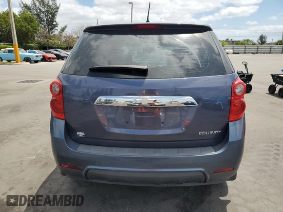 2013 Chevrolet Equinox LS with VIN 2GNALBEK0D6163981, listed as a Copart auction lot 54219625 with 135,046 mi miles and Clean Title. Bid and sale history available at carsss.com. Image 6.