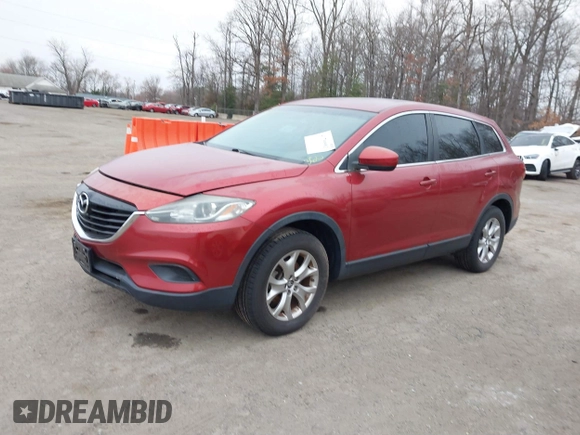 2015 Mazda CX-9 Touring with VIN JM3TB3CV3F0465744, listed as a IAAI auction lot 41790983 with 92,489 mi miles. Bid and sale history available at carsss.com. Image 2.