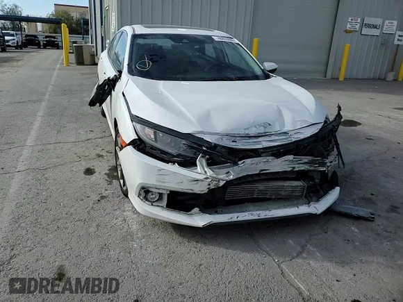 2019 Honda Civic Sedan EX with VIN 19XFC1F34KE217148, listed as a Copart auction lot 48805065 with 41,205 mi miles and Salvage Title. Bid and sale history available at carsss.com. Image 10.
