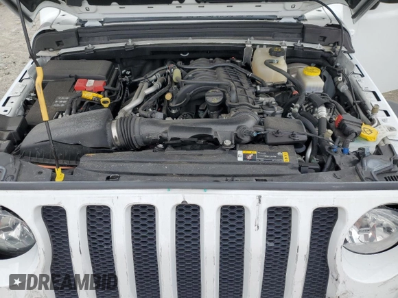 2022 Jeep Wrangler Unlimited Sport S with VIN 1C4HJXDG7NW150546, listed as a Copart auction lot 52297485 with 43,156 mi miles and Salvage title. Bid and sale history available at DreamBid. Image 13.