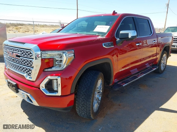2021 GMC Sierra 1500 Denali with VIN 3GTP8FED8MG205752, listed as a IAAI auction lot 41818242 with 1 mi miles. Bid and sale history available at carsss.com. Image 17.