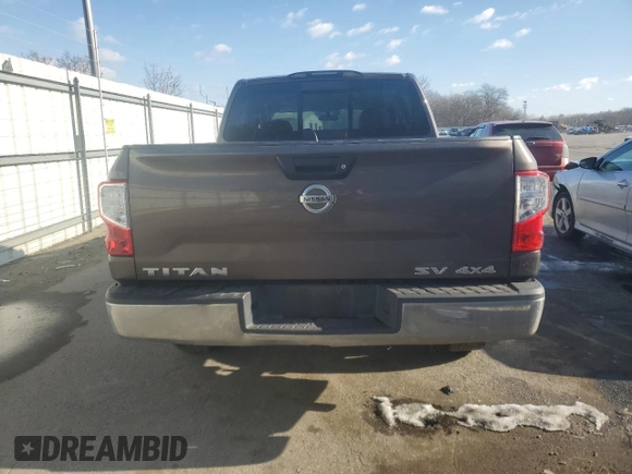 2017 Nissan Titan S with VIN 1N6AA1EJ8HN522119, listed as a Copart auction lot 42804705 with 139,582 mi miles and Salvage Title. Bid and sale history available at carsss.com. Image 6.