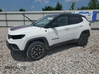 2025 Jeep Compass Trailhawk with VIN 3C4NJDDN6ST543276, listed as a Copart auction lot 62409755 with 4,116 mi miles and Clean title. Bid and sale history available at DreamBid. Image 1.