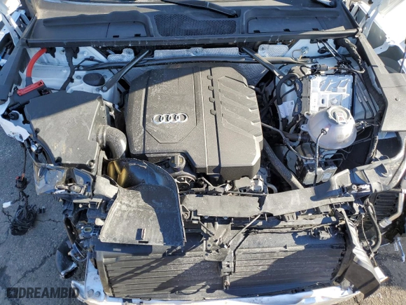 2025 Audi Q5 S line Premium with VIN WA1GAAFY5S2023208, listed as a Copart auction lot 42911975 with 0 mi miles and Salvage Title. Bid and sale history available at carsss.com. Image 12.