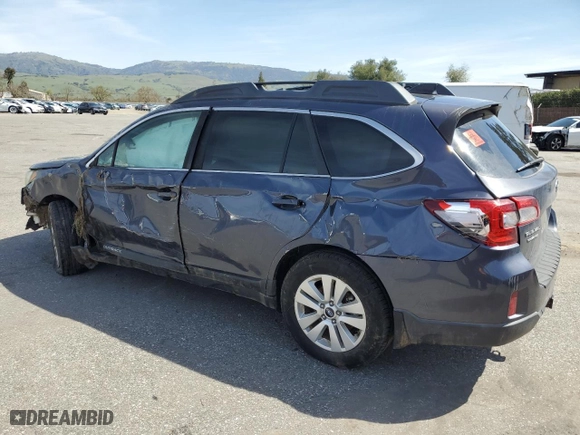2017 Subaru Outback Premium with VIN 4S4BSAFC5H3293913, listed as a Copart auction lot 50085855 with 105,051 mi miles and Salvage Title. Bid and sale history available at carsss.com. Image 2.