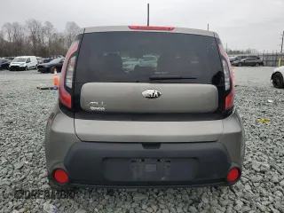 2014 Kia Soul + with VIN KNDJP3A56E7006816, listed as a Copart auction lot 48454075 with 91,434 mi miles and Salvage Title. Bid and sale history available at carsss.com. Image 6.
