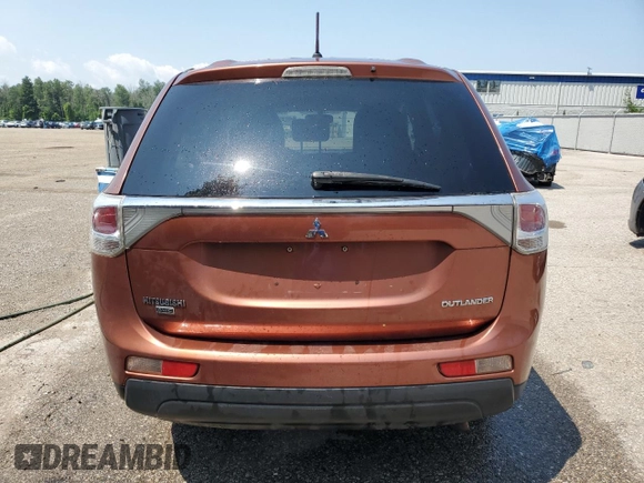 2014 Mitsubishi Outlander SE with VIN JA4JZ3AX3EZ601472, listed as a Copart auction lot 62324255 with 232,976 mi miles and Clean title. Bid and sale history available at DreamBid. Image 6.
